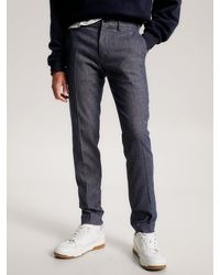 Tommy Hilfiger - Bleecker Slim Fit Brushed Trousers - Lyst
