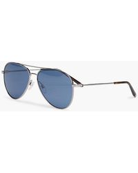 Tommy Hilfiger - Stainless Steel Aviator Sunglasses - Lyst