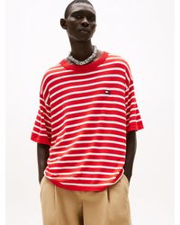 Tommy Hilfiger - T-Shirt Rayé Avec Cachemire The Runway Collection - Lyst