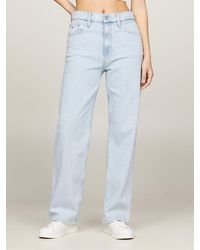Tommy Hilfiger - Betsy Mid Rise Wide Leg Jeans - Lyst