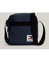 Tommy Hilfiger - Essential Repeat Logo Strap Reporter Bag - Lyst