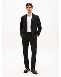 Tommy Hilfiger - Technische Twill Broek Met Wol - Lyst