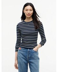 Tommy Hilfiger - Flag Embroidery Slim Long Sleeve T-Shirt - Lyst
