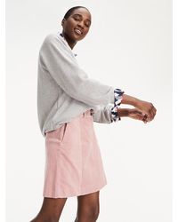 Tommy Hilfiger Minirok Van Corduroy - Roze