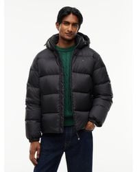 Tommy Hilfiger - Relaxed Down Hooded Puffer Jacket - Lyst