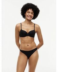 Tommy Hilfiger - Essential Flag Embroidery Microfibre Thong - Lyst
