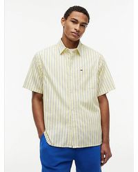 Tommy Hilfiger - Relaxed Fit Stripe Short Sleeve Shirt - Lyst