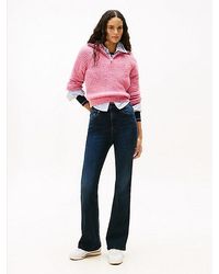 Tommy Hilfiger - Vaqueros Sylvia Acampanados De Corte Skinny Y Talle Alto - Lyst