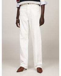 Tommy Hilfiger - Medium Rise Relaxed Straight Jeans - Lyst