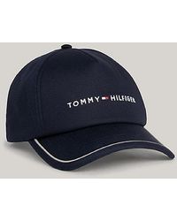 Tommy Hilfiger - Gorra de béisbol suave con logo - Lyst