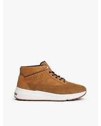 Tommy Hilfiger - Leren Hybride Boots - Lyst