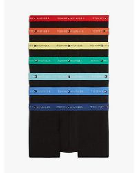 Tommy Hilfiger - 7-Pack Signature Logo Waistband Trunks - Lyst