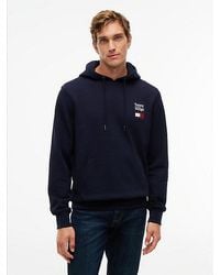 Tommy Hilfiger - Stack Logo Terry Drawstring Hoody - Lyst