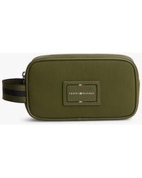 Tommy Hilfiger - Textile Logo Patch Washbag - Lyst