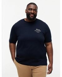 Tommy Hilfiger - Plus Logo Jersey Crew Neck T-Shirt - Lyst