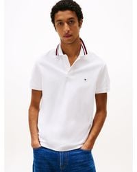 Tommy Hilfiger - Polo Coupe Standard À Col Emblématique - Lyst