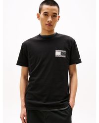 Tommy Hilfiger - T-Shirt À Logo À Motif Cachemire Au Dos - Lyst
