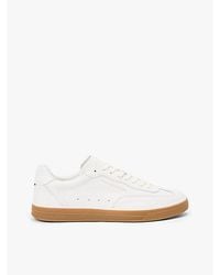 Tommy Hilfiger - Luxe Metallic Logo Leather Trainers - Lyst