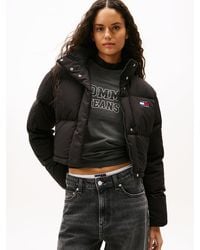 Tommy Hilfiger - Down Cropped Alaska Puffer Jacket - Lyst