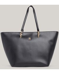Tommy Hilfiger - Chain Detail Tote - Lyst