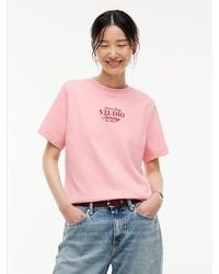 Tommy Hilfiger - Logo Interlock Knit Crew Neck T-Shirt - Lyst