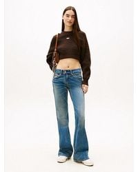 Tommy Hilfiger - Bootcut Low Rise Jeans Met Whiskers - Lyst