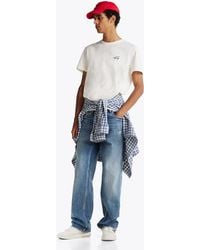 Tommy Hilfiger - Jean Droit Jaimie Effet Usé - Lyst