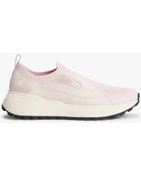 Tommy Hilfiger - Logo Knit Cleat Slip-On Trainers - Lyst