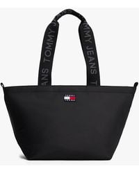 Tommy Hilfiger - Borsa Tote Con Logo Ripetuto - Lyst
