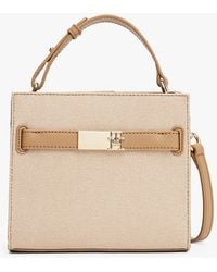 Tommy Hilfiger - Heritage Canvas Crossbody Satchel - Lyst