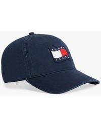 Tommy Hilfiger - Wavy Logo Washed Twill Baseball Cap - Lyst