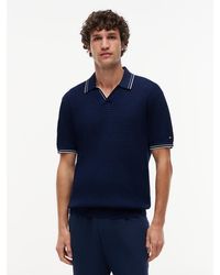Tommy Hilfiger - New York Label Regular Tipped Collar Polo Shirt - Lyst