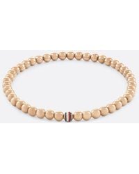 Tommy Hilfiger - Carnation Gold-plated Signature Bead Bracelet - Lyst