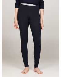 Tommy Hilfiger - Leggings LEGGING mit Logo-Schriftzug - Lyst