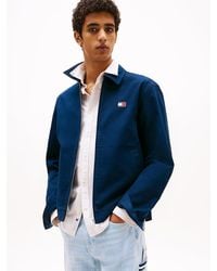 Tommy Hilfiger - Giacca Con Zip Integrale E Logo - Lyst