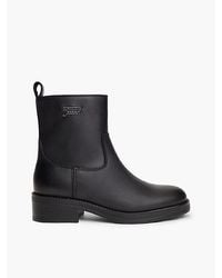 Tommy Hilfiger - Tommy Jeans Leather Soft Outsole Chelsea Boots - Lyst