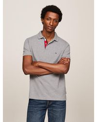 Tommy Hilfiger - Tipped Placket Flag Embroidery Polo - Lyst