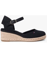 Tommy Hilfiger - Canvas Wedge Espadrilles - Lyst