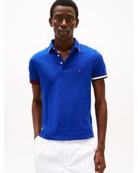 Tommy Hilfiger - Slim Fit Signature Cuff Polo Shirt - Lyst