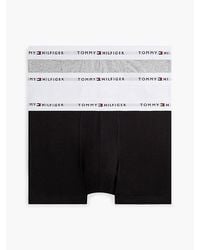 Tommy Hilfiger - 3-Pack Signature Logo Waistband Trunks - Lyst