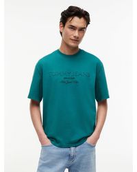 Tommy Hilfiger - Classic Tonal Logo Oversized T-Shirt - Lyst