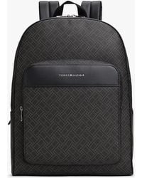 Tommy Hilfiger - Hilfiger Flag Mixed Texture Dome Backpack - Lyst