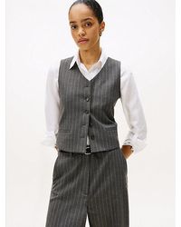 Tommy Hilfiger - Relaxed Fit Gilet Met Krijtstreep - Lyst