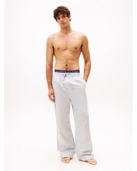 Tommy Hilfiger - Pantaloni Pigiama Original Relaxed Fit Oxford - Lyst