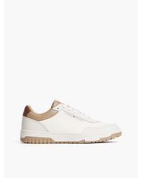 Tommy Hilfiger - Logo Basketball Trainers With Leather - Lyst