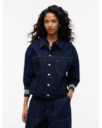 Tommy Hilfiger - Tommy Jeans Slim Denim Trucker Jacket - Lyst