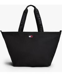 Tommy Hilfiger - Borsa Tote Essential Con Logo Ripetuto - Lyst