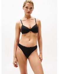 Tommy Hilfiger - Sujetador Push-Up Sin Aros Con Inscripción - Lyst