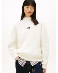 Tommy Hilfiger - Pull Décontracté Tommy Badge À Col Cheminée - Lyst