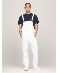 Tommy Hilfiger - Ethan Classics Straight White Dungarees - Lyst